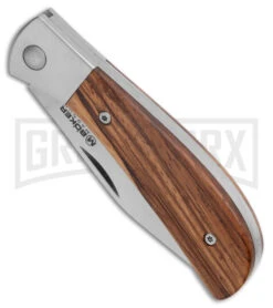 Boker Magnum Kids Slip Joint Knife Zebrawood - Satin Plain -Boker Shop Boker Magnum Kids SJ Zebra Wood Satin BHQ 139188 jr spine large