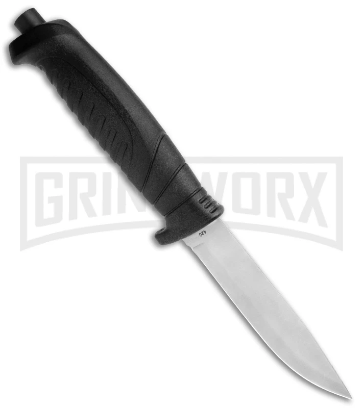 Boker Magnum Knivgar Black Polymer Fixed Blade Knife - Satin Plain 4 Boker Magnum Knivgar Black Polymer Fixed Blade Knife - Satin Plain - Image 2
