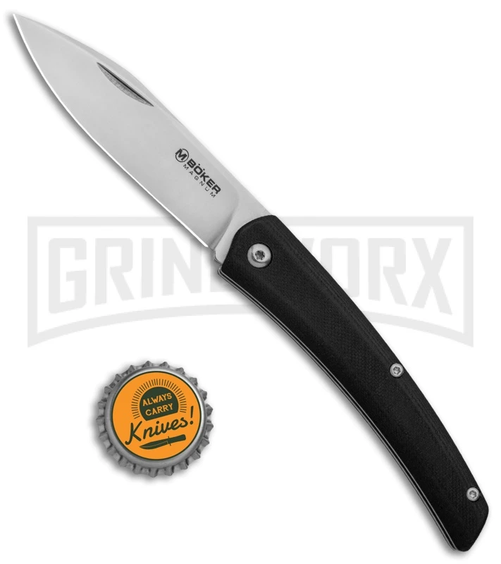 Boker Magnum Long Lead EDC Slip Joint Knife -Satin Plain 6 Boker Magnum Long Lead EDC Slip Joint Knife -Satin Plain - Image 4