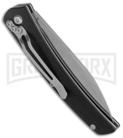 Boker Magnum Long Lead EDC Slip Joint Knife -Satin Plain 8 Boker Magnum Long Lead EDC Slip Joint Knife -Satin Plain -Boker Shop Boker Magnum LL EDC SJ Black G 10 Satin 01SC080 BHQ 120664 jr side large