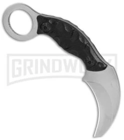 Boker Magnum Neck Bit Black G-10 Karambit Fixed Blade Knife - Stonewash 7 Boker Magnum Neck Bit Black G-10 Karambit Fixed Blade Knife - Stonewash -Boker Shop Boker Magnum Neck Bit BHQ 80854 er side large