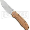 Boker Magnum Pakka Hunter Wood Folding Knife - Satin Plain 1 Boker Magnum Pakka Hunter Wood Folding Knife - Satin Plain -Boker Shop Boker Magnum Pakka Hunter BHQ 80859 er large 1