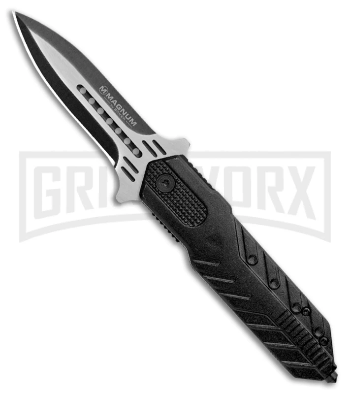 Boker Magnum Rocket Black Folding Knife - Black Plain 3 Boker Magnum Rocket Black Folding Knife - Black Plain