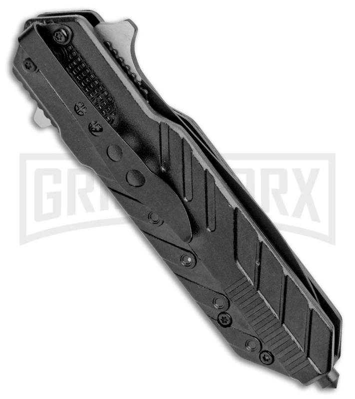 Boker Magnum Rocket Black Folding Knife - Black Plain 5 Boker Magnum Rocket Black Folding Knife - Black Plain - Image 3