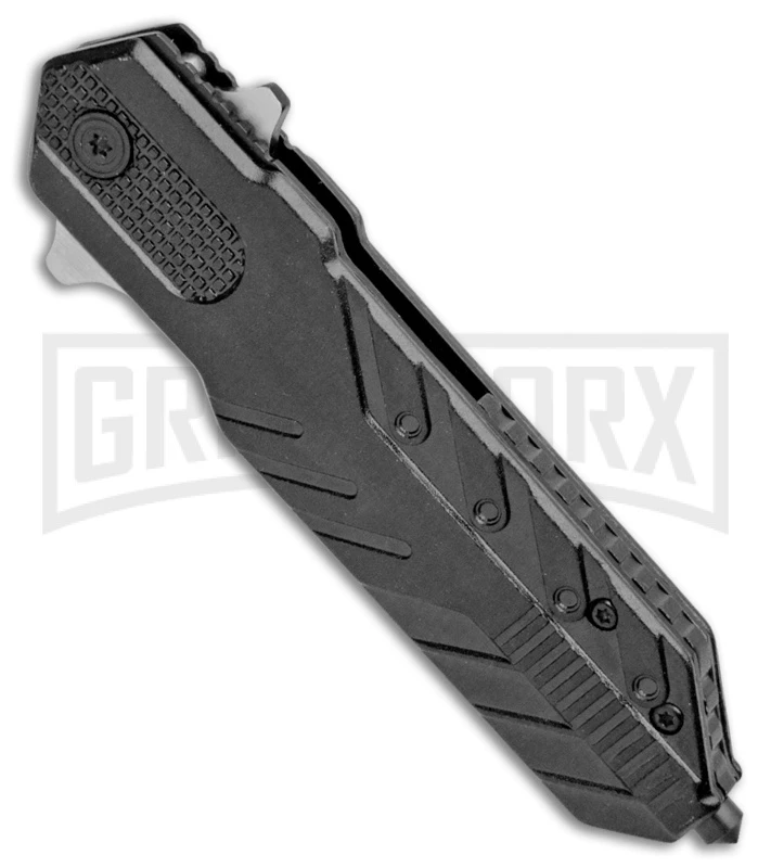 Boker Magnum Rocket Black Folding Knife - Black Plain 4 Boker Magnum Rocket Black Folding Knife - Black Plain - Image 2