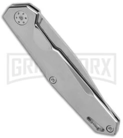Boker Magnum Shiny EDC Slip Joint Folding Knife - Satin Plain -Boker Shop Boker Magnum Shiny EDC SJ SS Satin 01SC086 BHQ 120663 jr side large