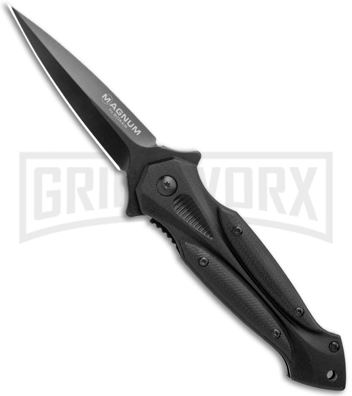 Boker Magnum Starfighter 2.0 Black G-10 Spring Assisted Knife - Black 3 Boker Magnum Starfighter 2.0 Black G-10 Spring Assisted Knife - Black