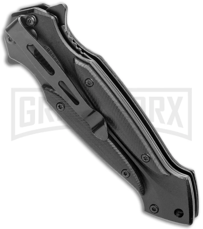 Boker Magnum Starfighter 2.0 Black G-10 Spring Assisted Knife - Black 5 Boker Magnum Starfighter 2.0 Black G-10 Spring Assisted Knife - Black - Image 3