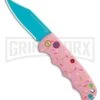 Boker Mini Dessert Warrior Kalashnikov Bowie Automatic Knife (2.5") Donut -Boker Shop Boker Mini Dessert Warrior Kalashnikov Clip Point Automatic Knife Donut BHQ 184949 kc 2 gx large