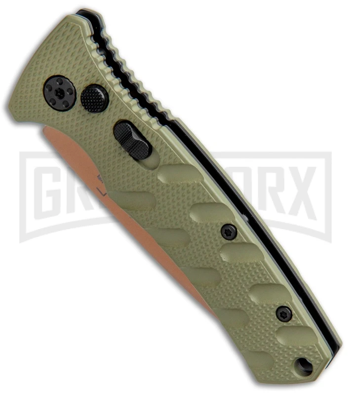 Boker Mini Strike Automatic Knife Black - Drop Point CopperPlain 4 Boker Mini Strike Automatic Knife Black - Drop Point CopperPlain - Image 2