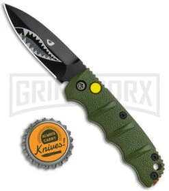 Boker Mini Kalashnikov Warhawk Automatic Knife Green - D2 Black Plain 9 Boker Mini Kalashnikov Warhawk Automatic Knife Green - D2 Black Plain -Boker Shop Boker Mini Warhawk Kalashnikov Auto Dagger Green Black BHQ 113923 jr bottlecap large