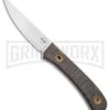 Boker Plus Bark Beetle Brown Micarta Fixed Blade Knife (Satin Plain) -Boker Shop Boker Plus Bark Beetle BHQ 136264 td large