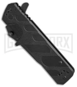 Boker Plus CLB Direkt Black Folding Knife - Black Serr 7 Boker Plus CLB Direkt Black Folding Knife - Black Serr -Boker Shop Boker Plus CLB Direkt black 01BO571 er spine large