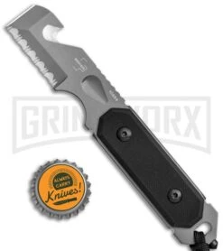 Boker Plus Cop Tool Fixed Blade Knife - Bead Blast Serr 13 Boker Plus Cop Tool Fixed Blade Knife - Bead Blast Serr -Boker Shop Boker Plus Cop Tool BB Serr 02BO300 BHQ 4366 jr bottlecap large