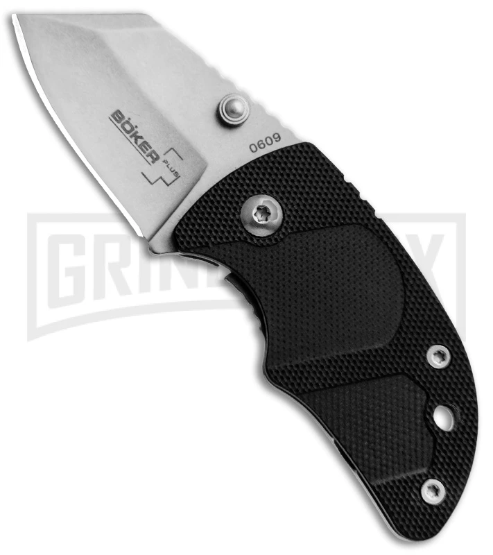 Boker Plus DW-2 Black Zytel Folding Knife - Stonewash Plain 3 Boker Plus DW-2 Black Zytel Folding Knife - Stonewash Plain