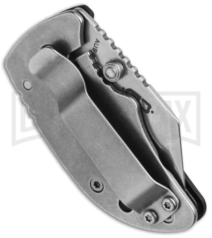 Boker Plus DW-2 Black Zytel Folding Knife - Stonewash Plain 5 Boker Plus DW-2 Black Zytel Folding Knife - Stonewash Plain - Image 3