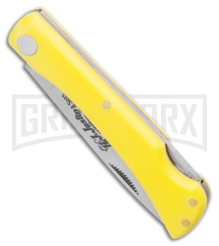 Boker Plus Rangebuster Jr. 2.0 Lockback Folding Knife Yellow - Satin Plain 4 Boker Plus Rangebuster Jr. 2.0 Lockback Folding Knife Yellow - Satin Plain - Image 2