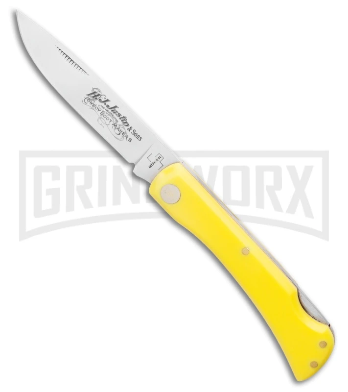 Boker Plus Rangebuster Jr. 2.0 Lockback Folding Knife Yellow - Satin Plain 3 Boker Plus Rangebuster Jr. 2.0 Lockback Folding Knife Yellow - Satin Plain