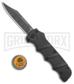 Boker Kalashnikov Black Aluminum OTF Automatic Knife - Bowie Black SW Plain 10 Boker Kalashnikov Black Aluminum OTF Automatic Knife - Bowie Black SW Plain -Boker Shop Boker Plus Kalashnikov DA OTF Auto Black SW BHQ 113130 jr bottlecap large