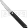 Boker Plus Kansei Nori Black G-10 Liner Lock Knife - Satin Plain 2 Boker Plus Kansei Nori Black G-10 Liner Lock Knife - Satin Plain -Boker Shop Boker Plus Kansei Nori LL Black G 10 Satin 01BO890 BHQ 101766 jr large