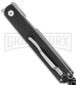 Boker Plus Kansei Nori Black G-10 Liner Lock Knife - Satin Plain 8 Boker Plus Kansei Nori Black G-10 Liner Lock Knife - Satin Plain -Boker Shop Boker Plus Kansei Nori LL Black G 10 Satin 01BO890 BHQ 101766 jr side large