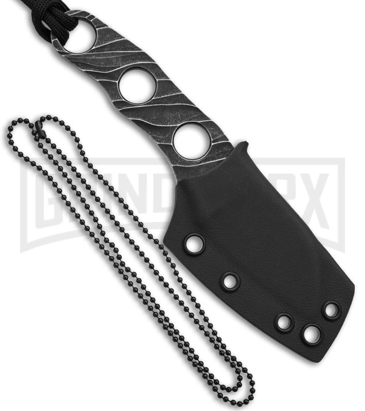 Boker Plus Kazhan Fixed Blade Knife Skeletonized - Stonewash Plain 5 Boker Plus Kazhan Fixed Blade Knife Skeletonized - Stonewash Plain - Image 3