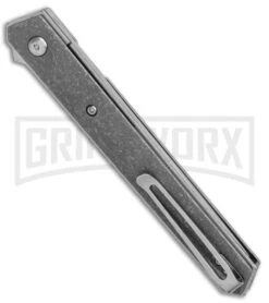 Boker Plus Kwaiken Air Titanium Liner Lock Knife (Satin Plain) -Boker Shop Boker Plus Kwaiken Air LL Ti Satin 01BO169 BHQ 120656 jr side large
