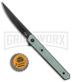 Boker Plus Kwaiken Air Mini Jade G-10 Liner Lock Knife (3" Black Plain) -Boker Shop Boker Plus Kwaiken Air Mini Jade 01BO331 BHQ 136236 jr bottlecap large 1