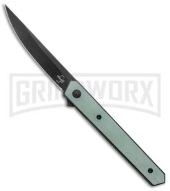 Boker Plus Kwaiken Air Mini Jade G-10 Liner Lock Knife (3" Black Plain)