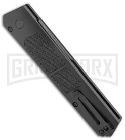 Boker Plus Kwaiken Grip Automatic Knife - D2 Black Plain 8 Boker Plus Kwaiken Grip Automatic Knife - D2 Black Plain -Boker Shop Boker Plus Kwaiken Grip Auto Black Aluminum Black BHQ 175283 jr side large