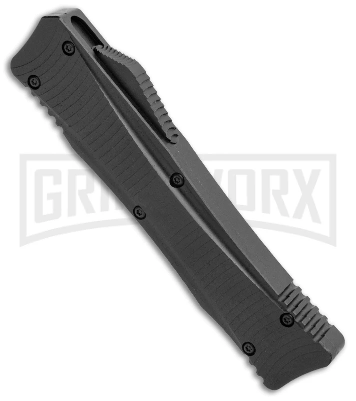 Boker Plus Lhotak Eagle Black OTF Automatic Knife - Dagger Black Plain 4 Boker Plus Lhotak Eagle Black OTF Automatic Knife - Dagger Black Plain - Image 2