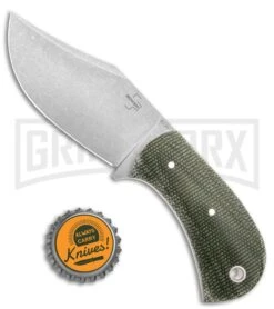 Boker Plus Mad Man Green Micarta Fixed Blade SW Plain -Boker Shop Boker Plus Mad Man BHQ 136262 td size large