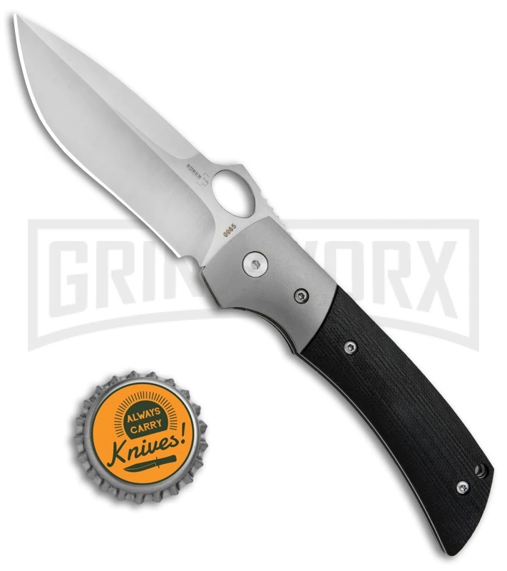 Boker Plus Marlowe Squail Black G-10 Folding Knife - Satin Plain 6 Boker Plus Marlowe Squail Black G-10 Folding Knife - Satin Plain - Image 4
