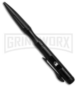 Boker Plus Black OTF Tactical Pen - Black Plain -Boker Shop Boker Plus OTF Tactical Pen Black 1in D2 BHQ 126129 td side large