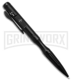 Boker Plus Black OTF Tactical Pen - Black Plain -Boker Shop Boker Plus OTF Tactical Pen Black 1in D2 BHQ 126129 td spine large
