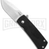 Boker Plus Shamsher Black Automatic Liner Lock Knife - Satin Plain -Boker Shop Boker Plus Shamsher Auto LL Black G 10 Satin BHQ 139170 jr 2 large