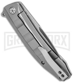 Boker Plus Talpid Stainless Steel Frame Lock Knife - Satin Plain -Boker Shop Boker Plus Talpid FL SS Satin 01BO249 BHQ 101748 jr side 2 large