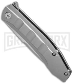 Boker Plus Talpid Stainless Steel Frame Lock Knife - Satin Plain -Boker Shop Boker Plus Talpid FL SS Satin 01BO249 BHQ 101748 jr spine 2 large