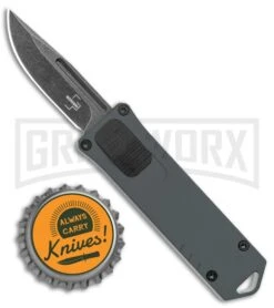 Boker Plus USB OTF Black Automatic Knife Aluminum - Gray SW Plain 9 Boker Plus USB OTF Black Automatic Knife Aluminum - Gray SW Plain -Boker Shop Boker Plus USB OTF Auto Gray Aluminum Black SW BHQ 125998 jr bottlecap large