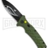 Boker Warhawk Strike Automatic Knife - Dagger -Boker Shop Boker Plus Warhawk Strike Dagger Auto Green Black BHQ 113922 jr large