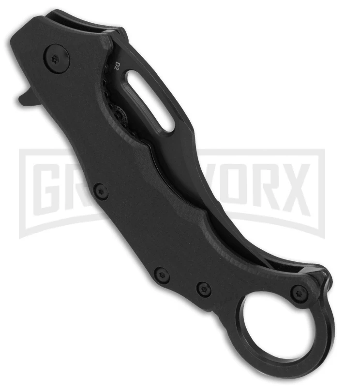 Boker Plus Wildcat Black Karambit Folding Knife - Black Plain 4 Boker Plus Wildcat Black Karambit Folding Knife - Black Plain - Image 2