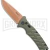 Boker Plus Strike Desert Warrior OD Green Automatic Knife - D2 Drop Point Copper 1 Boker Plus Strike Desert Warrior OD Green Automatic Knife - D2 Drop Point Copper -Boker Shop Boker Strike drop point Desert Warrior OD Green copper BHQ 70998 er large