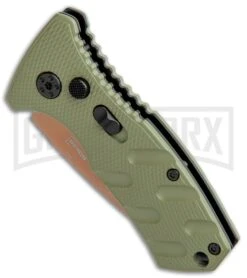 Boker Stubby Strike Automatic Knife - Desert Warrior 7 Boker Stubby Strike Automatic Knife - Desert Warrior -Boker Shop Boker Stubby Strike CA Legal Auto OD Green Copper 01BO443NSOI BHQ 99649 jr spine large