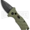 Boker Stubby Strike OD Green Automatic Knife - Black Stonewash 1 Boker Stubby Strike OD Green Automatic Knife - Black Stonewash -Boker Shop Boker Stubby Strike CA Legal Auto OD Green Smokewash 01BO442NSOI BHQ 99648 jr large