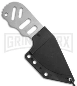 Böker Plus Subcom 02BO012 Fixed Blade Knife - Gray Plain -Boker Shop Boker Subcom stainless handle gray 02BO012 BHQ 68120 er sheath large