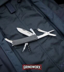 Boker Plus Tech-Tool Carbon Fiber 3 Folding Knife - Polish Plain -Boker Shop Boker Tech Tool Carbon Fiber 3 Pocket Knife Multi Tool Polish 01BO823 BHQ 33317 kp backpack web large