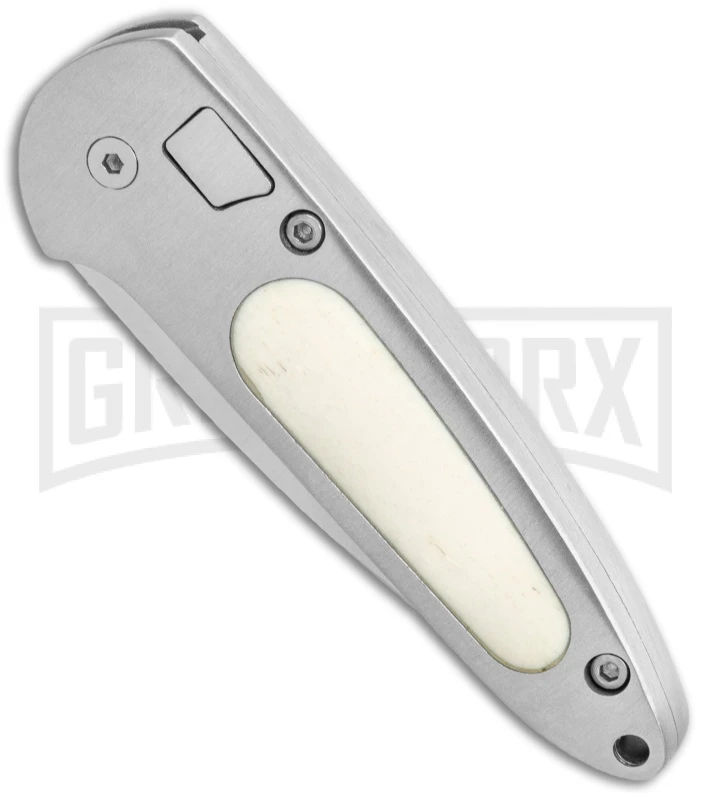 Boker Top Lock II Gray W/Kraton Inserts Manual Knife - 2.75" Satin 4 Boker Top Lock II Gray W/Kraton Inserts Manual Knife - 2.75" Satin - Image 2