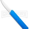Boker USA Kwaiken OTF Automatic Knife Blue Aluminum (3.4" Satin) 06EX550 2 Boker USA Kwaiken OTF Automatic Knife Blue Aluminum (3.4" Satin) 06EX550 -Boker Shop Boker USA Kwaiken OTF Auto Blue Aluminum SW 06EX550 BHQ 115742 jr large