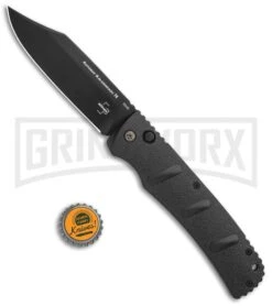 Boker XXL Kalashnikov Automatic Knife - Black Bowie 10 Boker XXL Kalashnikov Automatic Knife - Black Bowie -Boker Shop Boker XXL Kalashnikov Bowie Auto Black BHQ 99623 jr bottlecap large