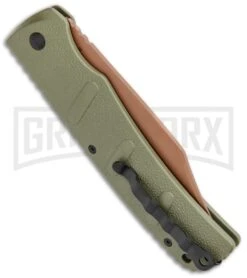 Boker XXL Kalashnikov Automatic Knife - Desert Warrior Bowie -Boker Shop Boker XXL Kalashnikov Bowie Desert Warrior Auto BHQ 99624 jr side large